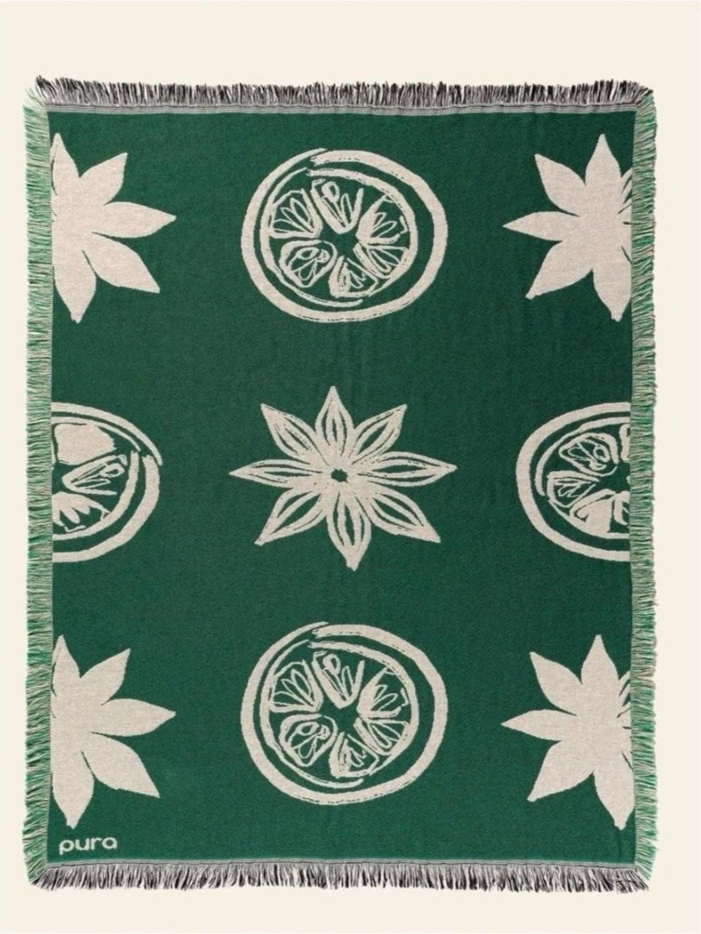 Pura Woven Cotton Throw Blanket